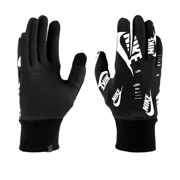 NWT Nike Club Fleece Training Gloves, N1008218-035 Black White Men’s  Sz Medium - Picture 8 of 8